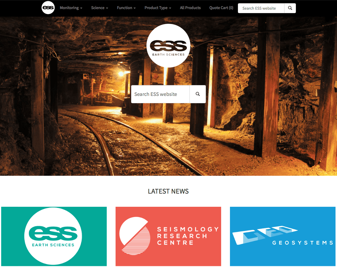 ESS Earth Sciences website launch