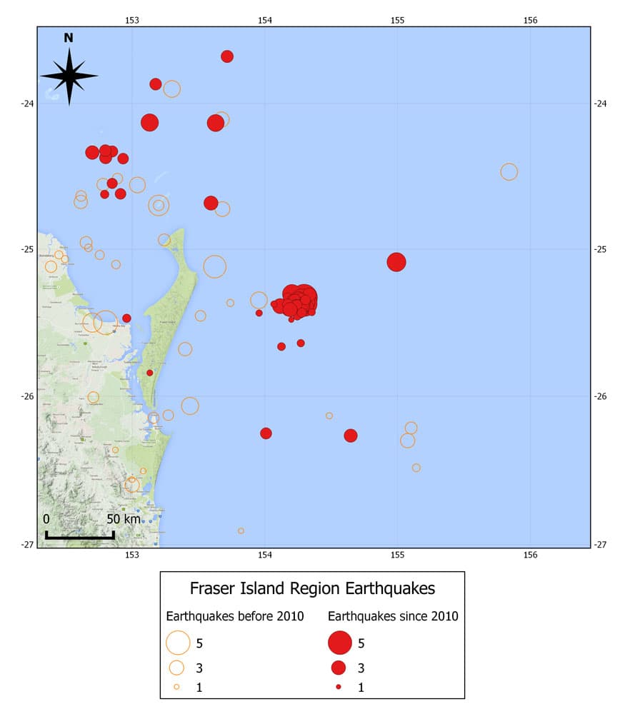 Recent Earthquake Activity in SE Qld