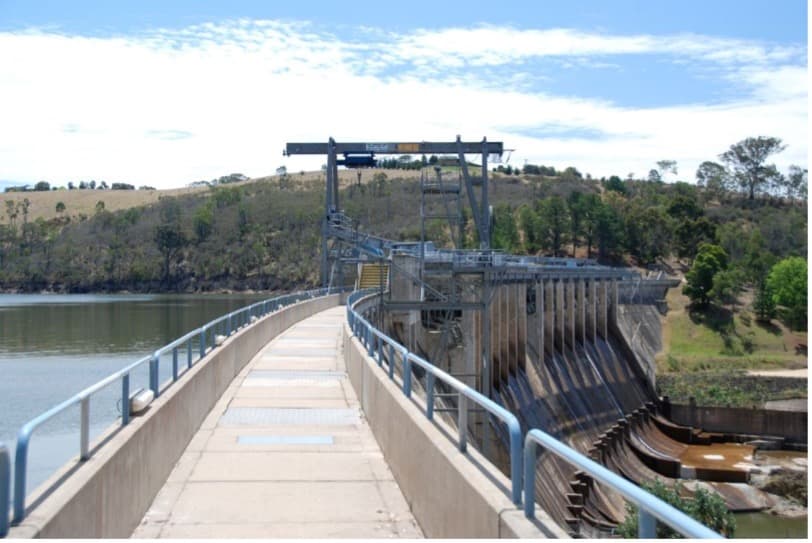 Dynamic Analysis of a Dam using Strong Motion Accelerograph Data