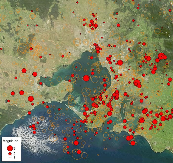 Melbourne’s Earthquakes