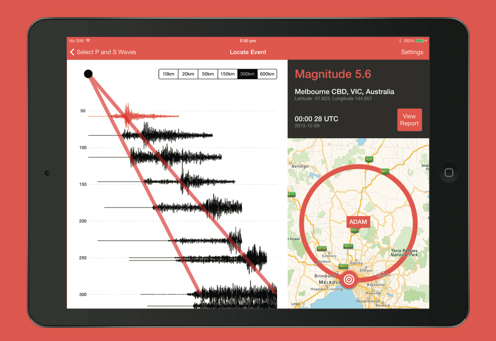 Quick Quake iPad app preview