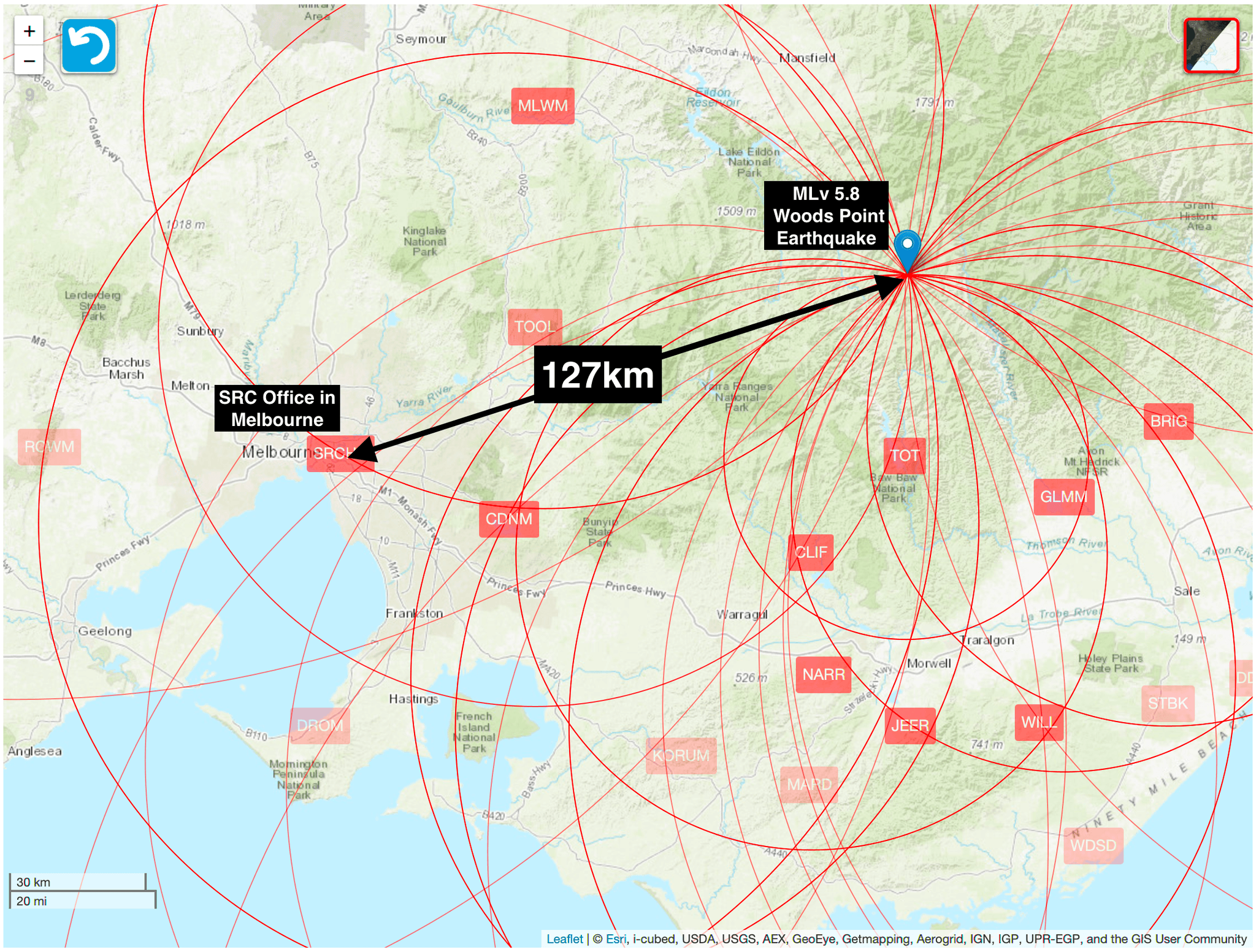 Largest Earthquake in Victoria’s history