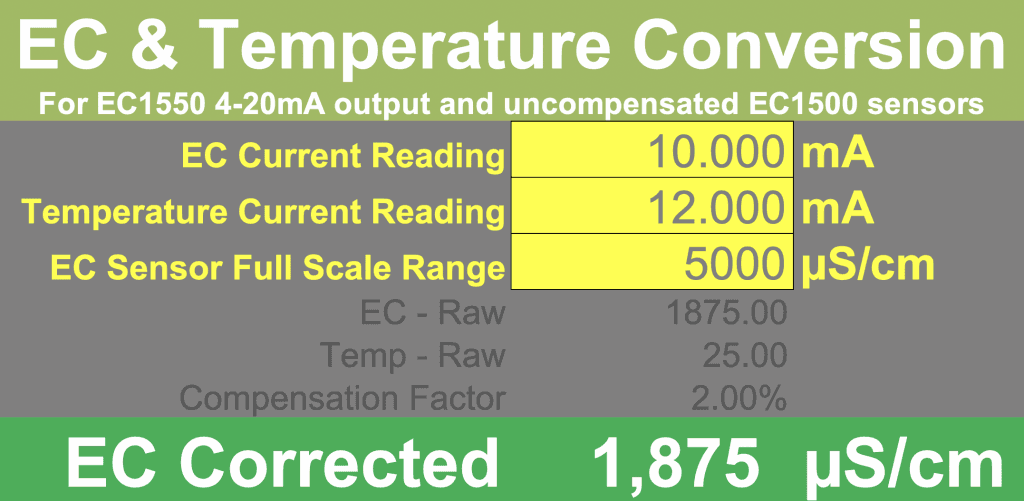 Free EC & Temperature Conversion Calculator