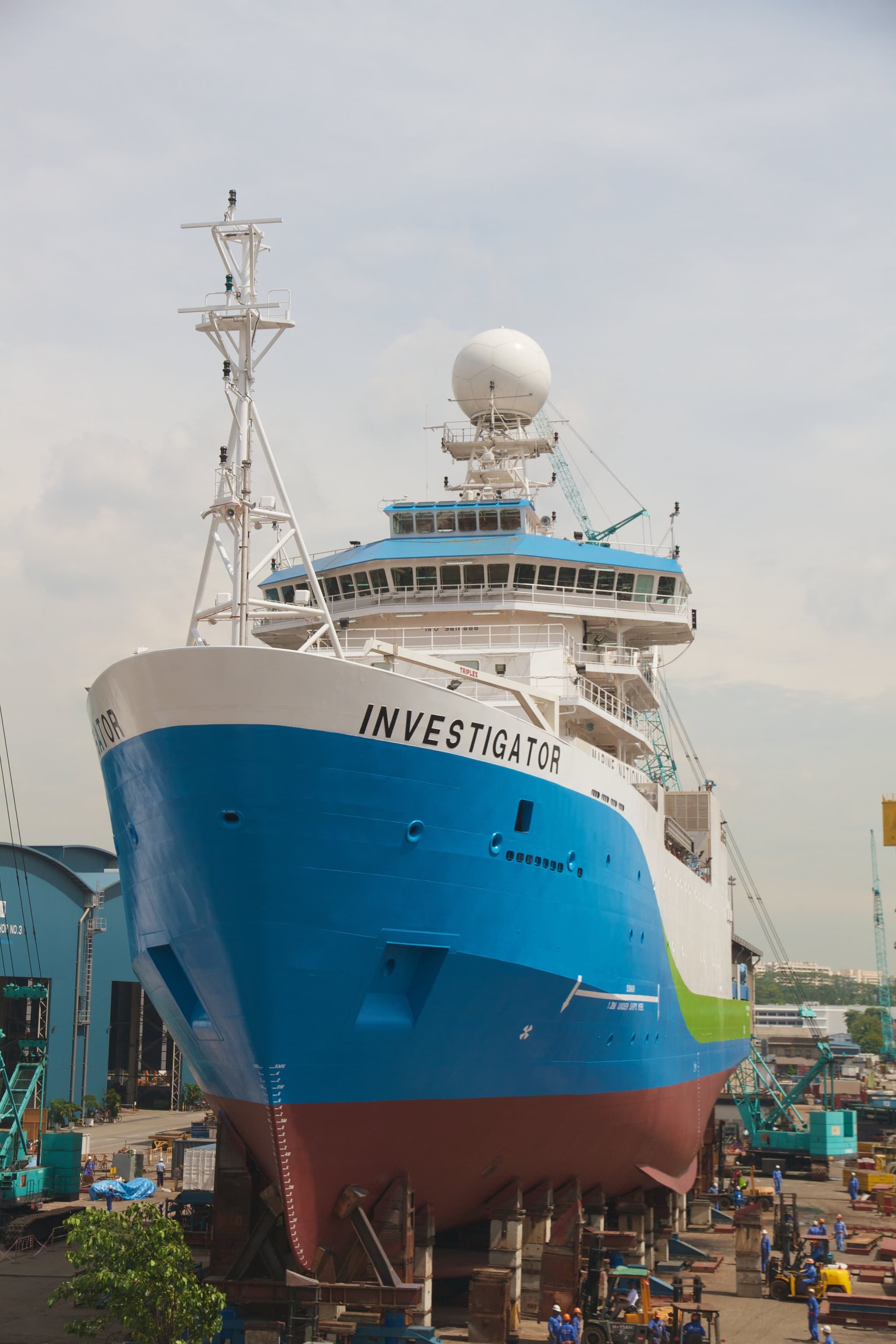 Weather Radar Installed Upon CSIRO's RV Investigator Vessel