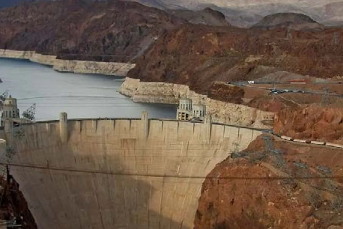 A dam wall and its storage